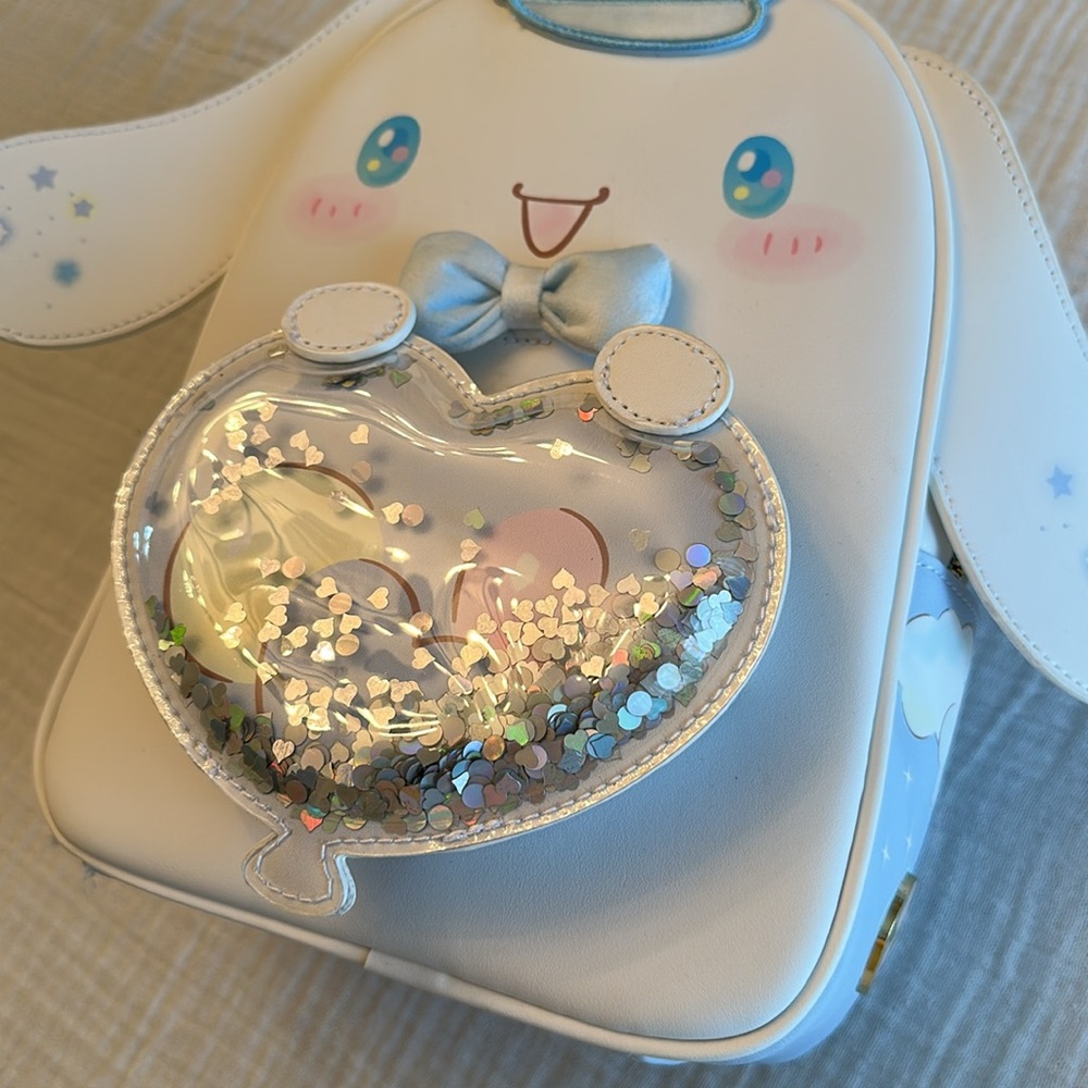 NWT Her Universe Cinnamoroll Balloon Mini Backpack with Sequins - Picture 6 of 16